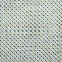Tissu coton imprimé Kebully bleu (Réf. 66687)
