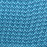 Tissu coton imprimé Wasabi bleu (Réf. 244463)
