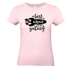 Tee-shirt à personnaliser du motif Best Mom in the galaxy