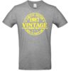 T-shirt floqué du motif VINTAGE Limited Edition et à personnaliser de l'année de naissance (1987)
