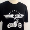 T-shirt floqué du motif TOP KINE