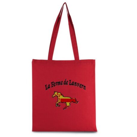 Tote Bag de la Ferme de Lanvern est idéal pour y ranger tout son petit matériel d'équitation