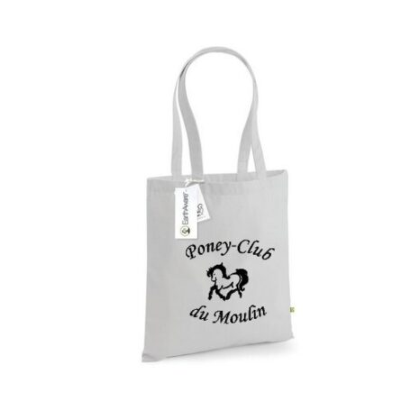 tote bag floqué du logo du Poney-Club du Moulin - Plouégat-Guérand