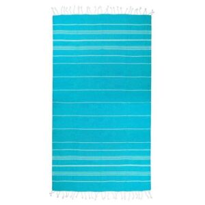 Fouta de plage à broder d'un motif et à personnaliser du prénom de votre choix.