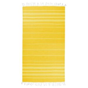 Fouta de plage Jaune